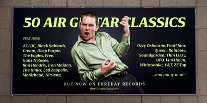 Foreday Semi Serif Font Poster 2